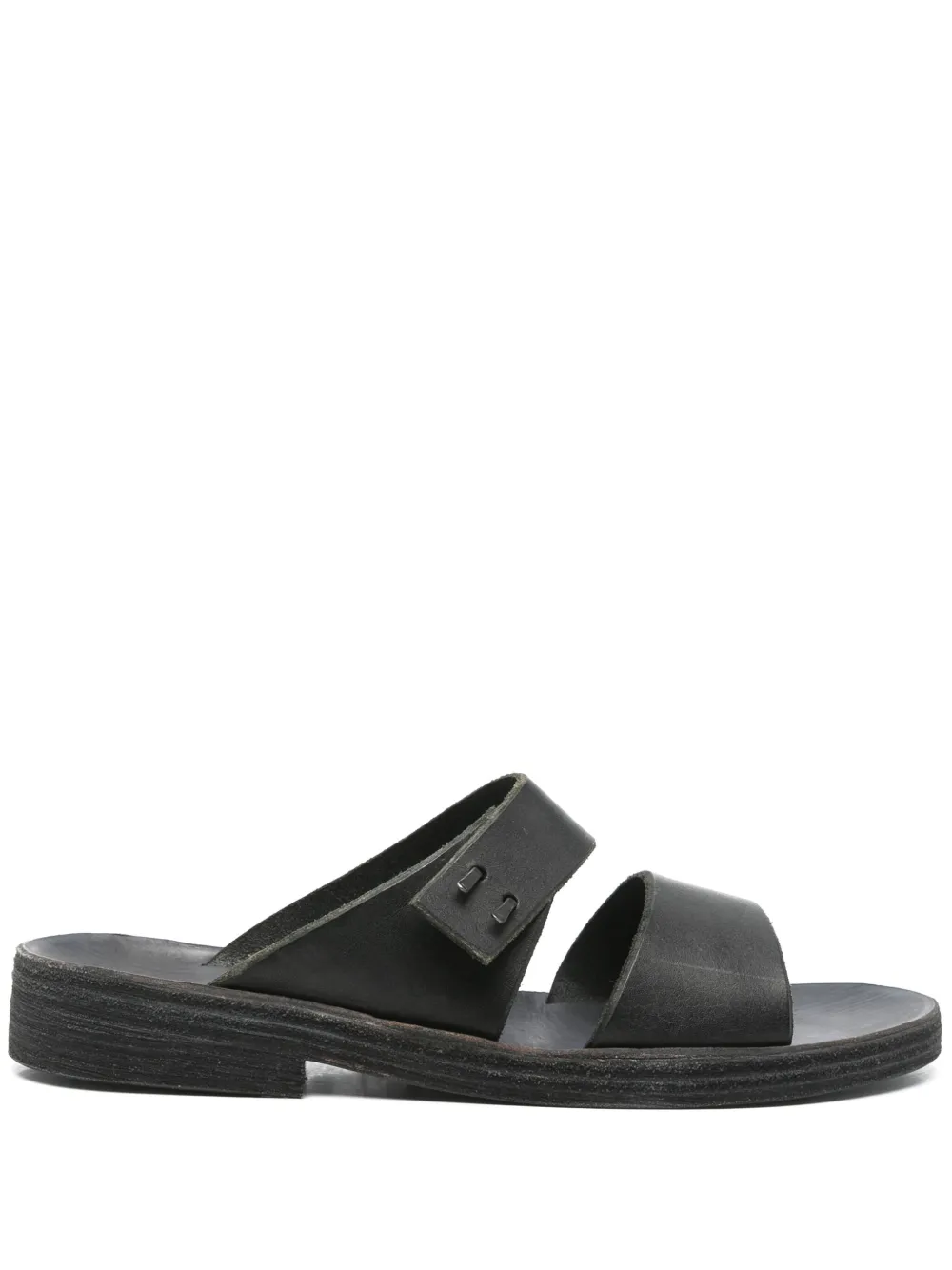 Ma+ leather sandals Black