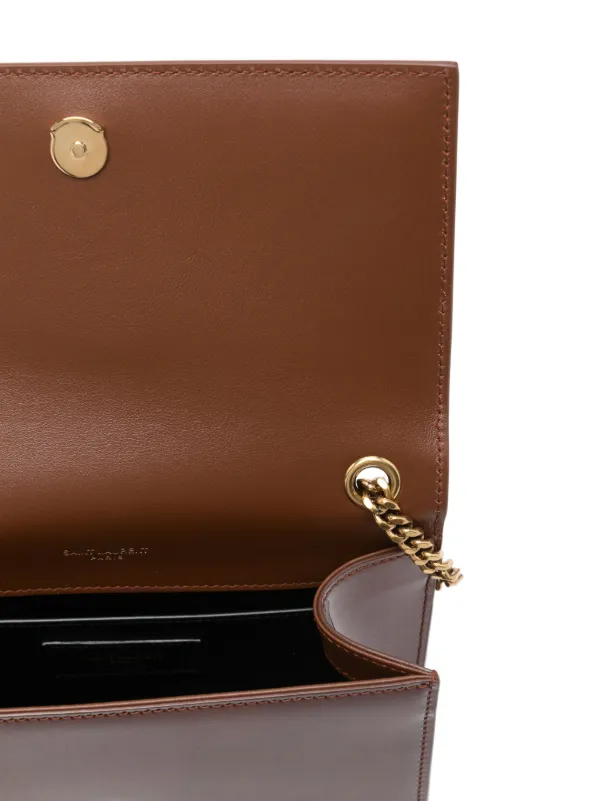 Saint Laurent Small Kate Shoulder Bag | Brown | FARFETCH