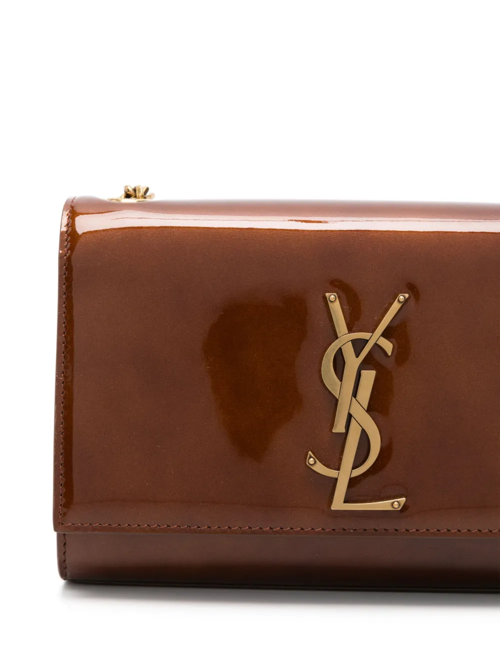 Saint Laurent Kate kleine schoudertas Bruin