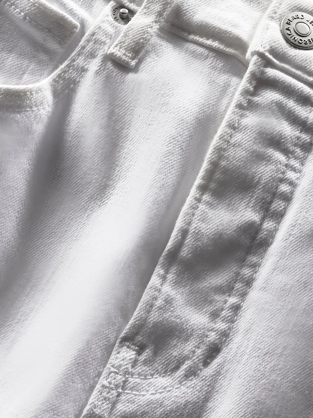 Veronica Beard Carly Flared Jeans In White