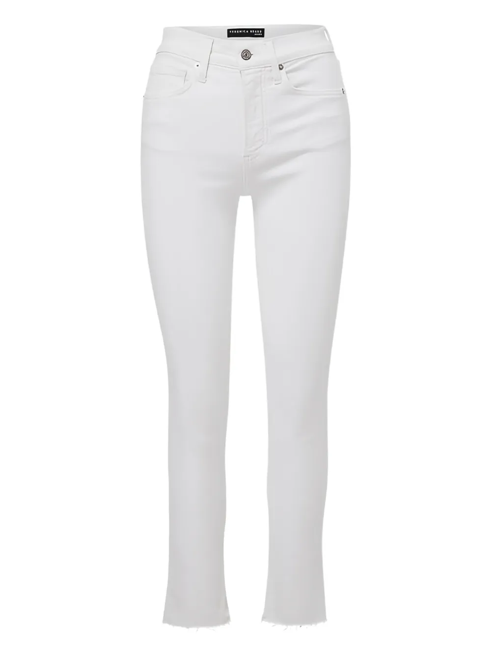 Veronica Beard Carly Flared Jeans In White