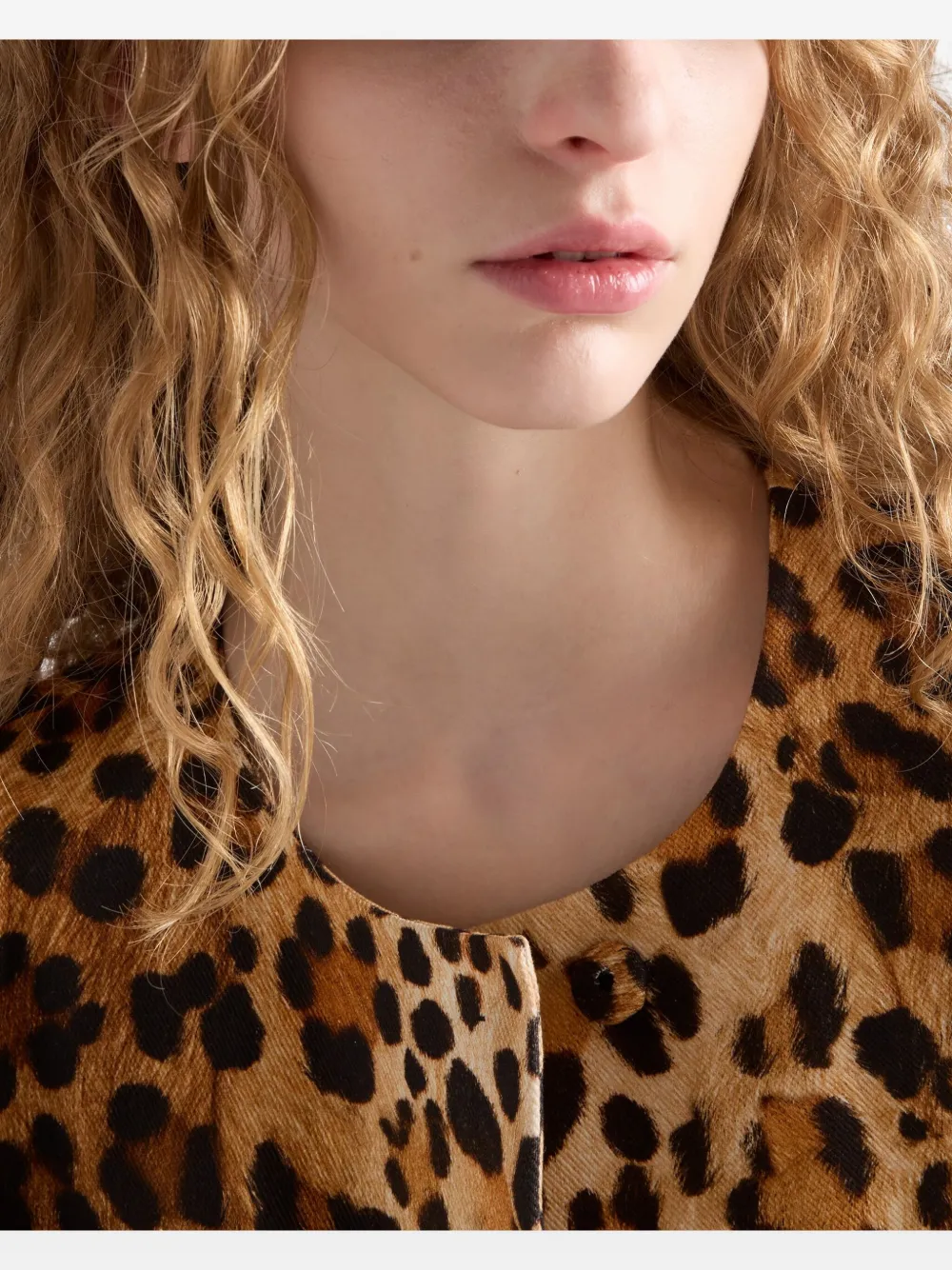 Prada Jas met dierenprint Bruin