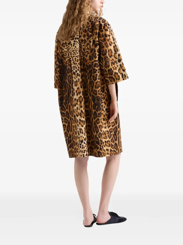 Prada animal-print Coat | Brown | FARFETCH Prada animal-print Coat | Brown | FARFETCH