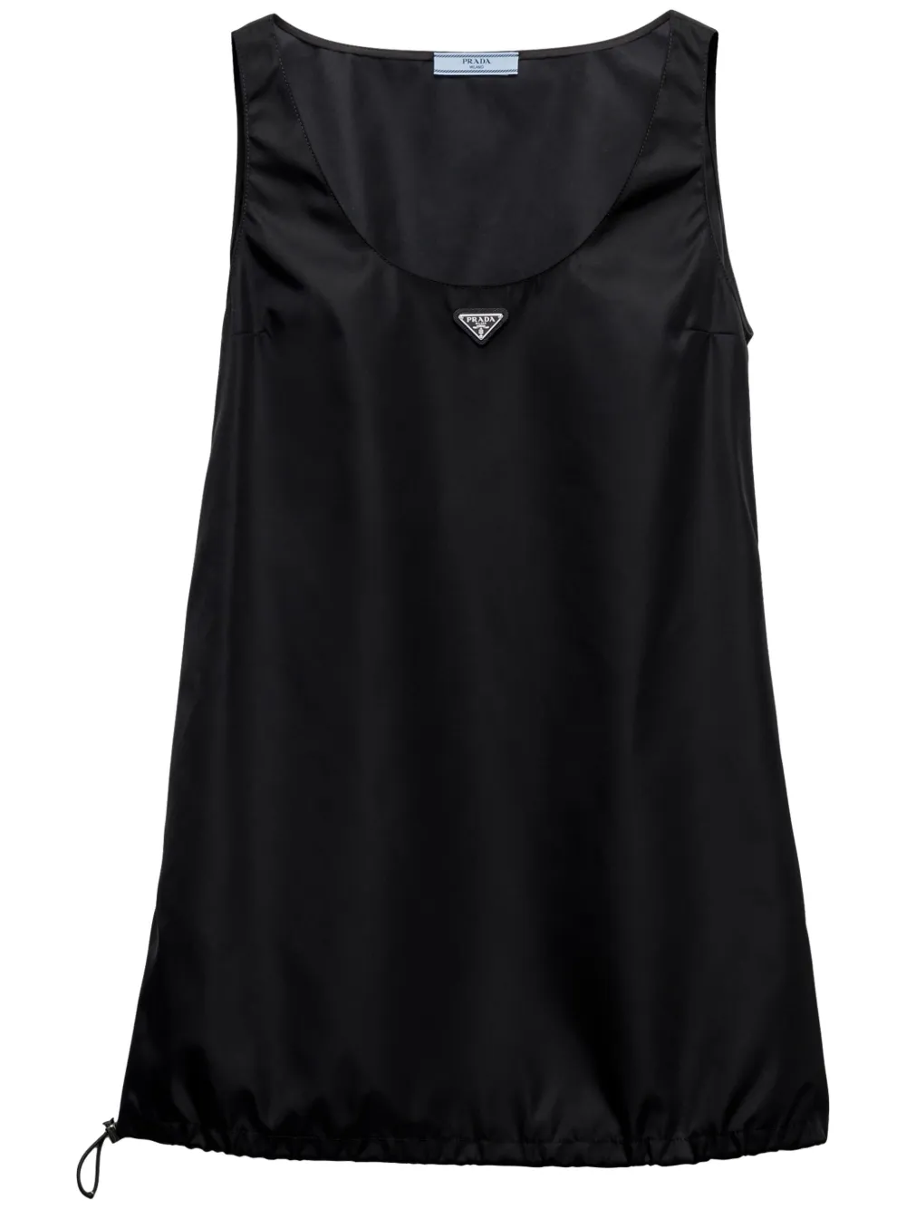 Prada Re-Nylon mini-jurk Zwart