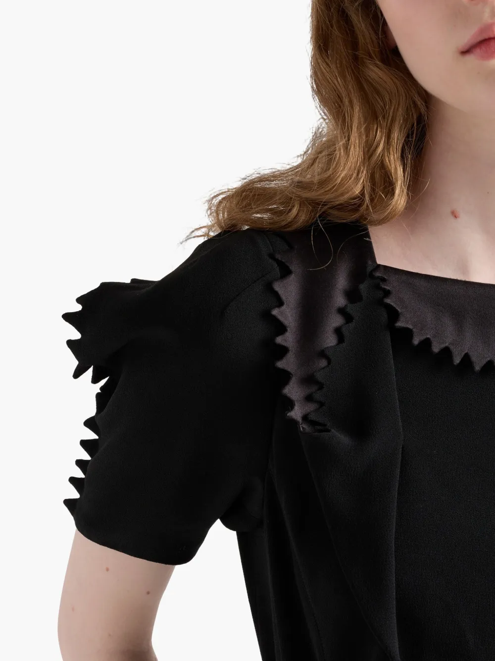 Prada Crêpe top Zwart