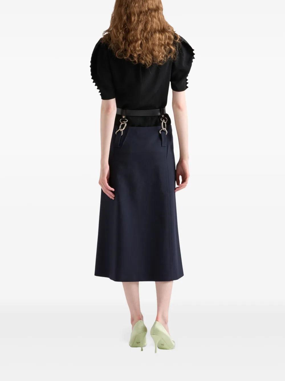Prada Crêpe top Zwart