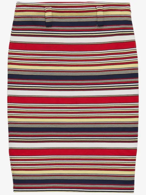 Prada striped cotton skirt