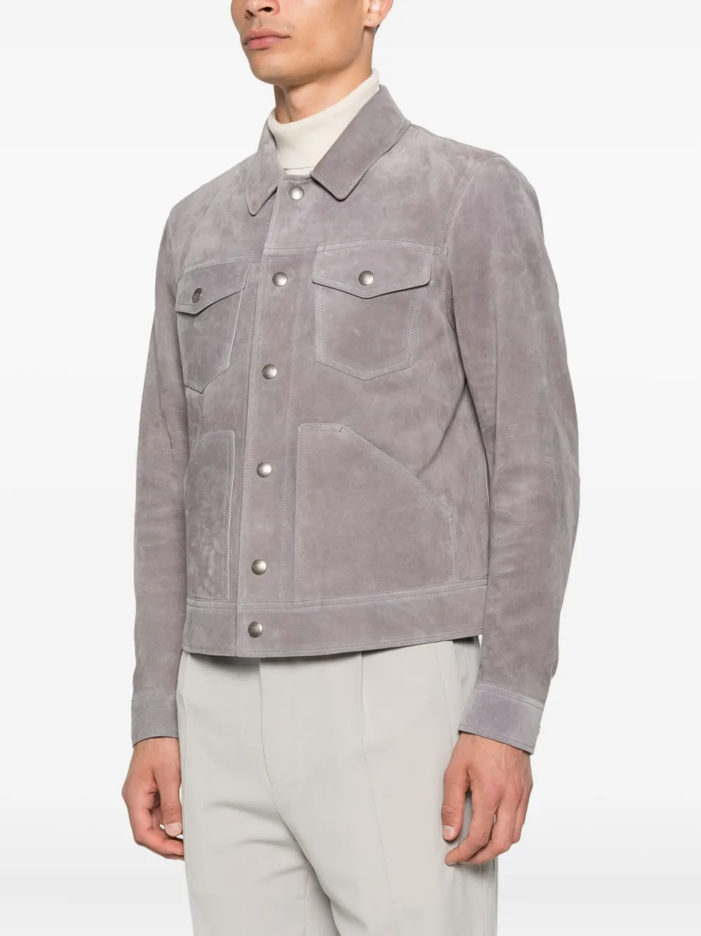 TOM FORD Kasjmier jack Grijs