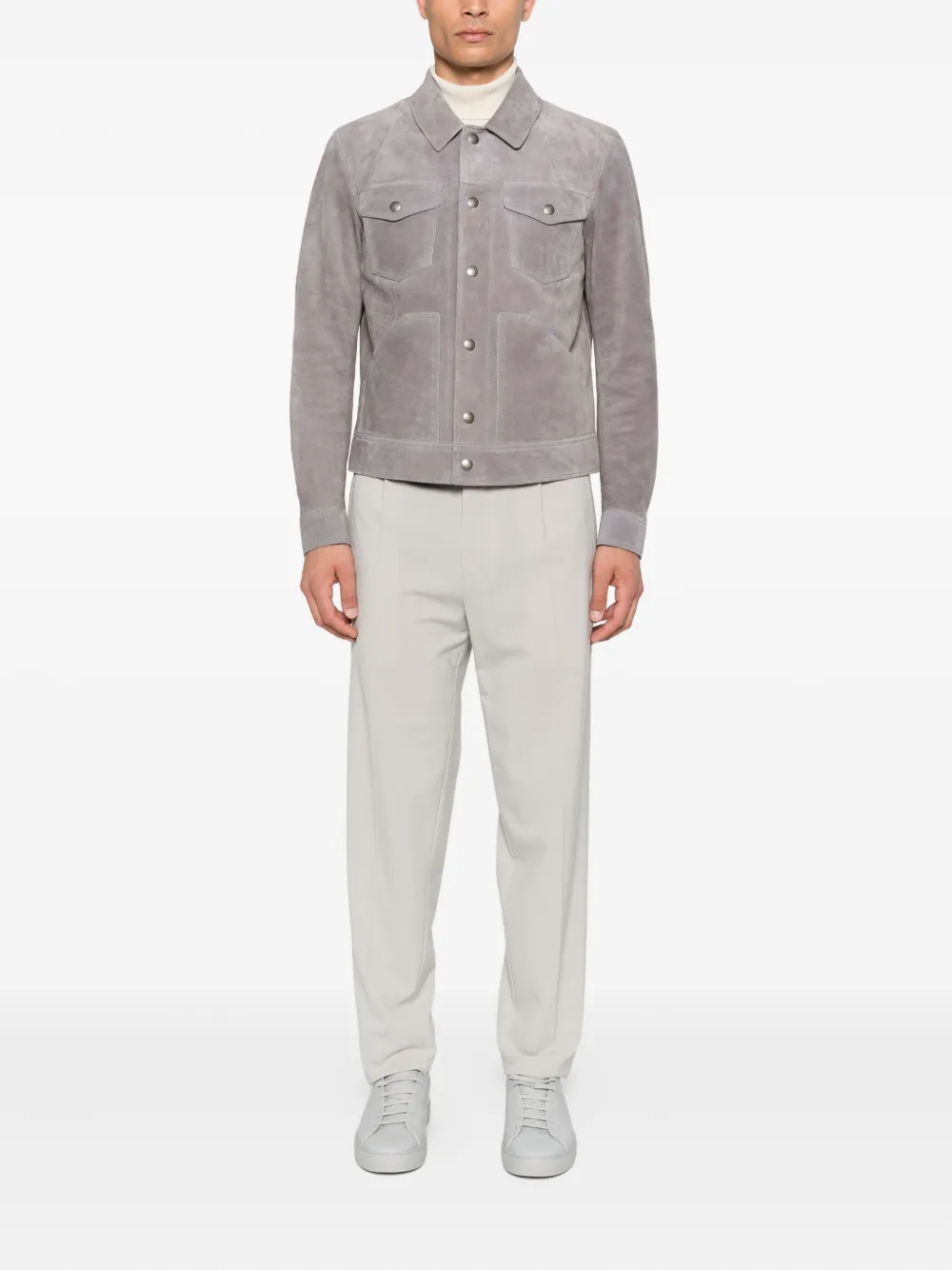 TOM FORD Kasjmier jack Grijs