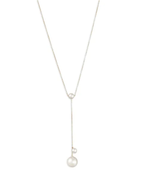 Sophie Bille Brahe 14K yellow gold Trois Moon pearls necklace