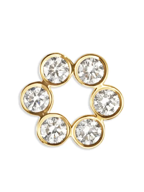 Sophie Bille Brahe 18K yellow gold Petite Luna diamond earrings