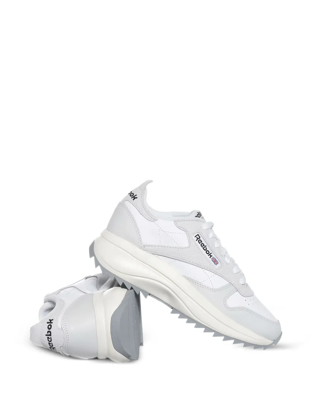 Reebok Classic "Footwear White Cold Grey" leren sneakers Grijs