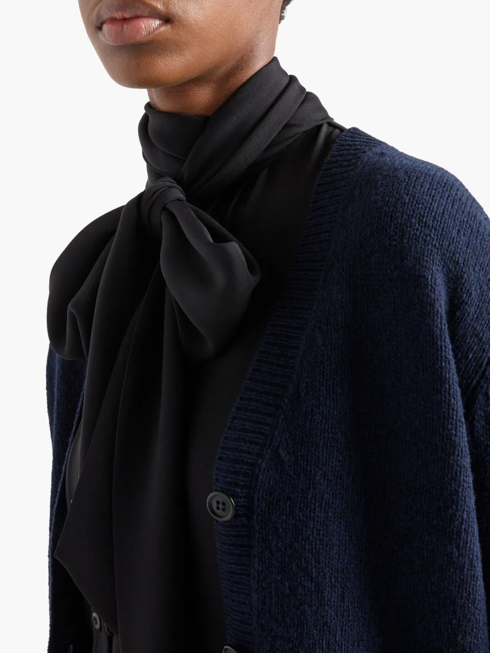 Prada Wollen vest Blauw