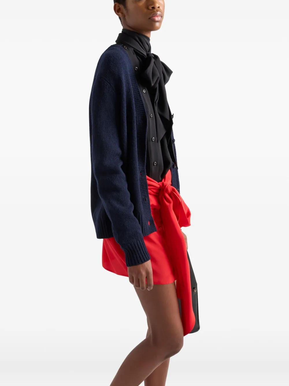 Prada Wollen vest Blauw