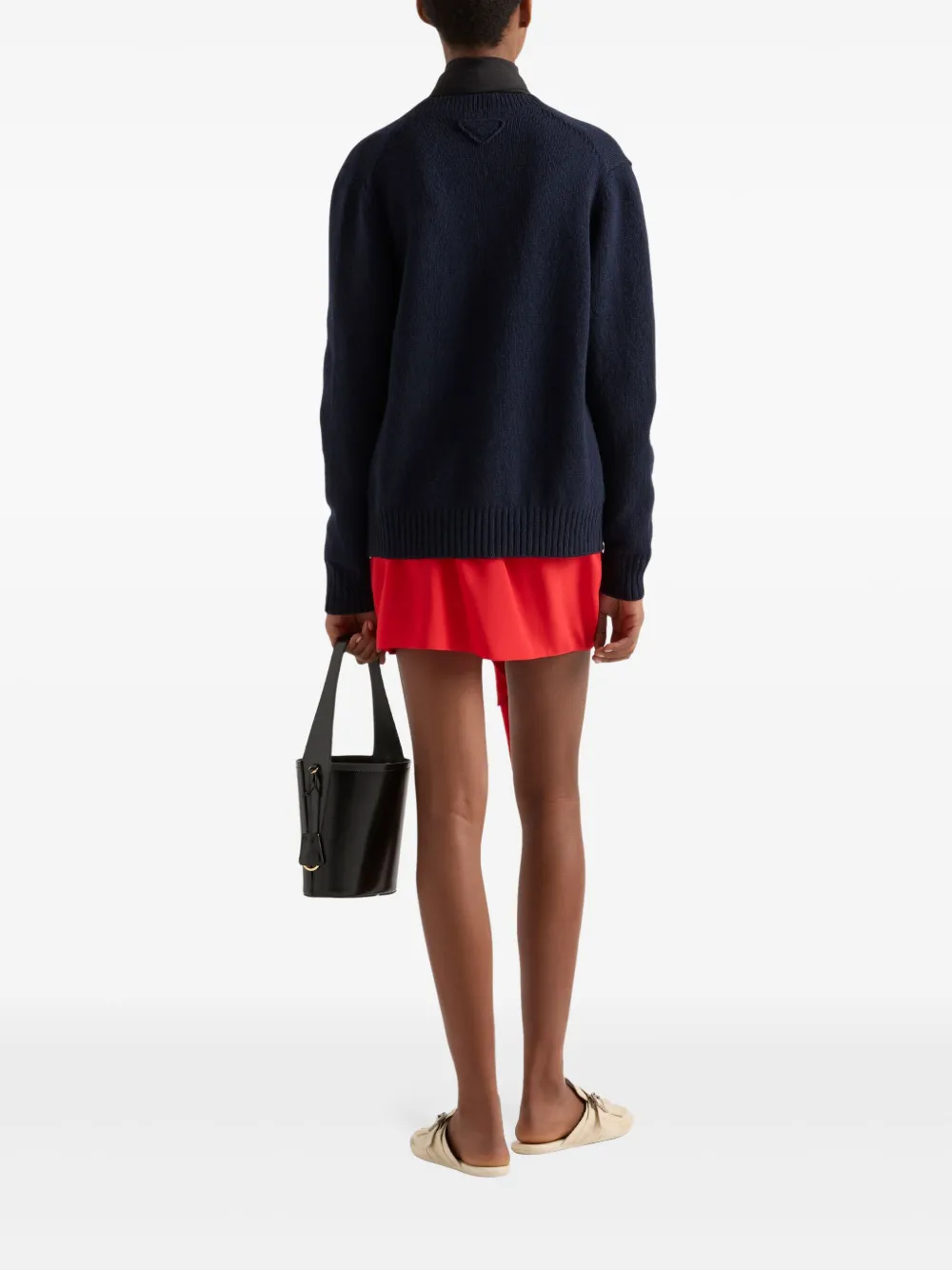 Prada Wollen vest Blauw