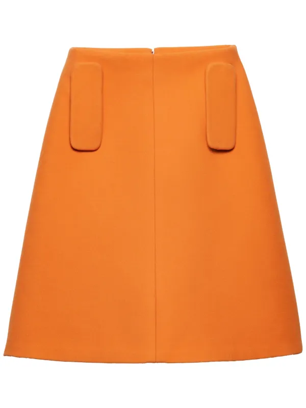 【日本入手困難】プラダ Tricotine skirt スカート Prada Tricotine スカート | ブラック | FARFETCH JP