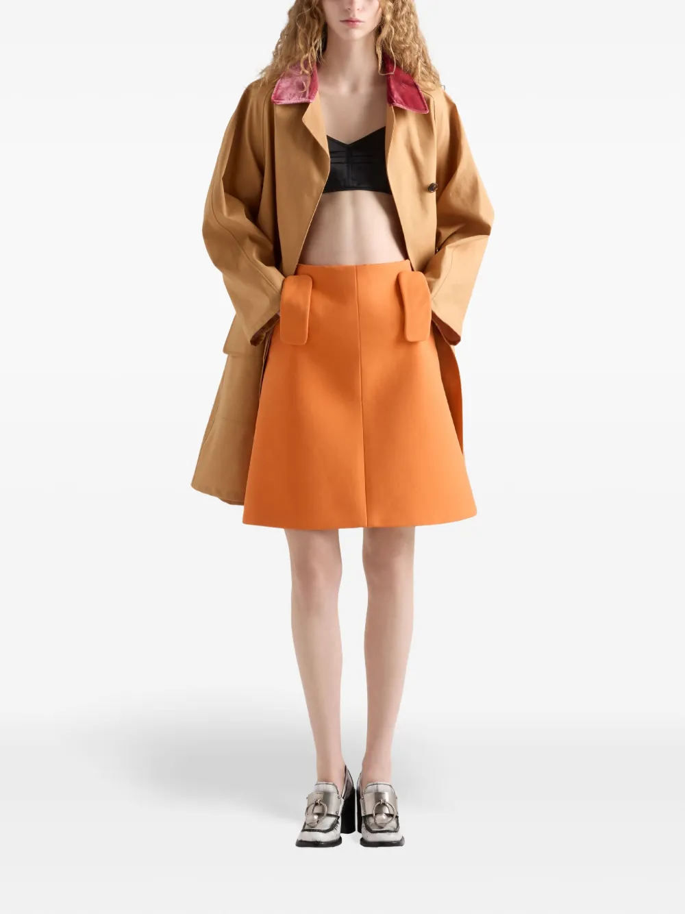 Prada Tricotine rok - Oranje