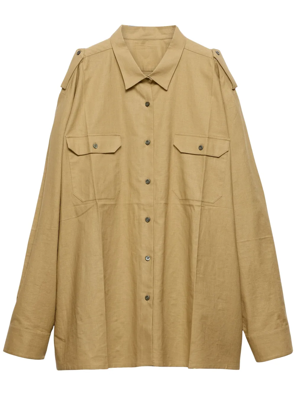 Prada Oversized blouse Beige