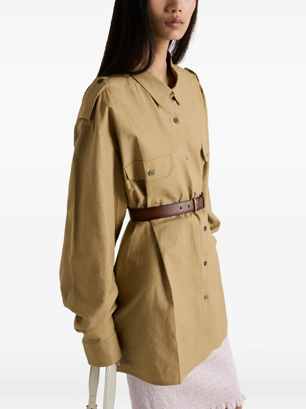 Prada Oversized blouse Beige