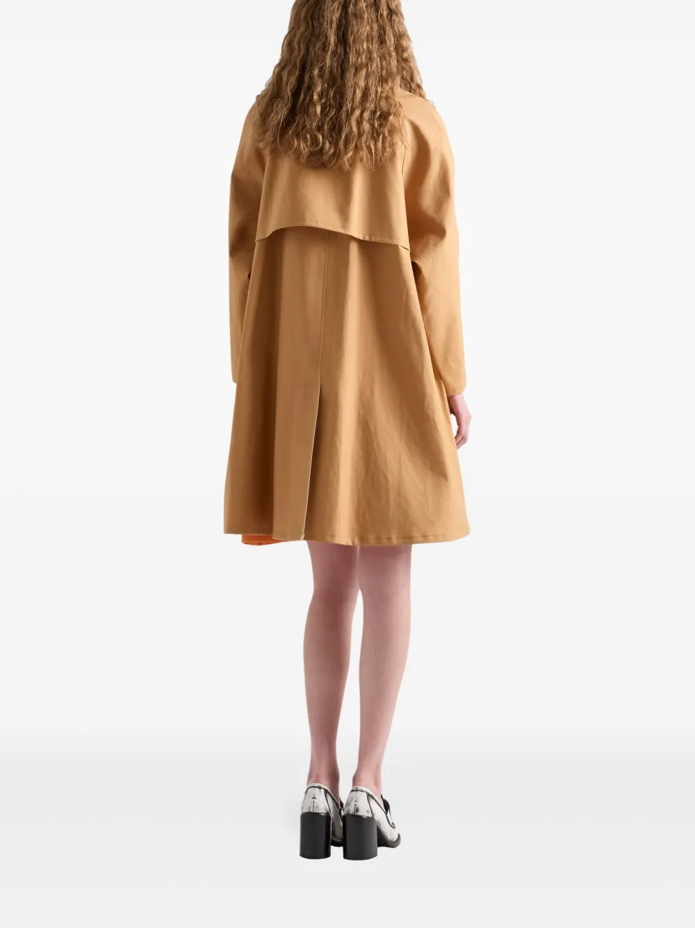 Prada Katoenen regenjas Bruin