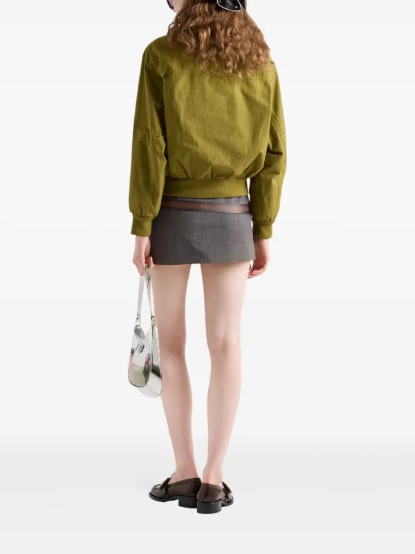 ミニスカート PRADA Women Mini Skirts P142WSOOO12L0 F0HK4 BROWN Prada Pleated Mini Skirt - Farfetch curated on LTK