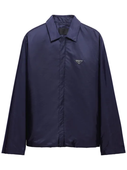 Prada chemise Re-Nylon - Bleu - Prada - Modalova