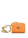 Prada small Saffiano wallet - Orange