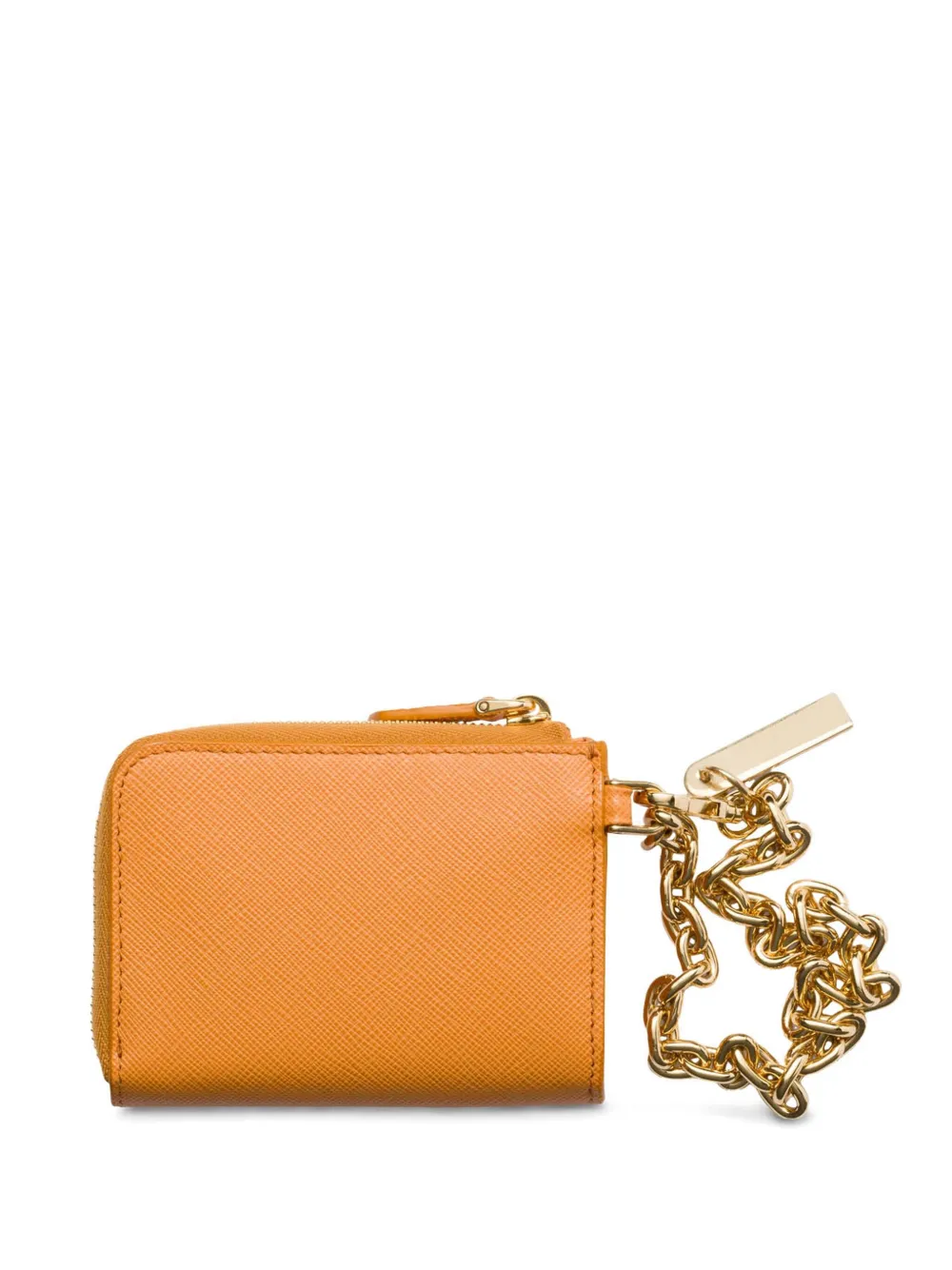 Prada Portemonnee van saffiano leer - Oranje