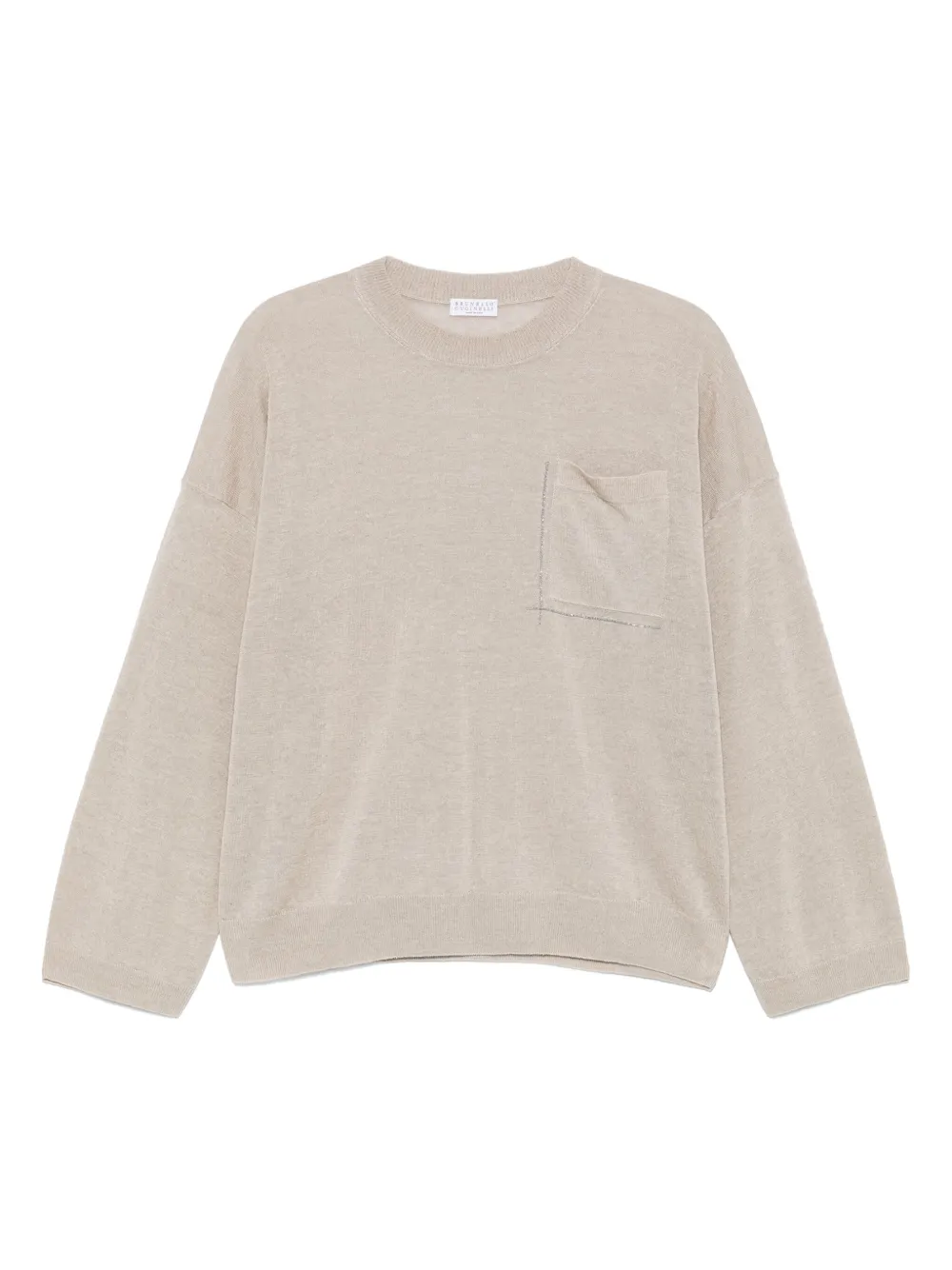 Brunello Cucinelli playera de tejido fino | neutro | Image 1