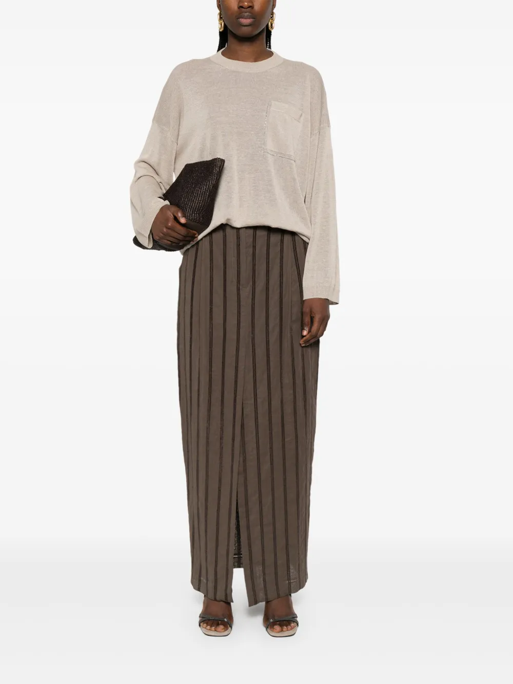 Brunello Cucinelli playera de tejido fino | Playeras y jerséis | Image 2
