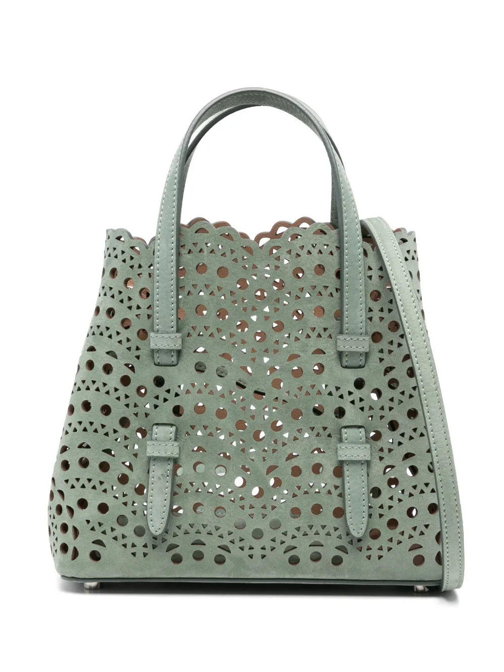 Alaïa Mina 20 tote bag | Green | Image 1