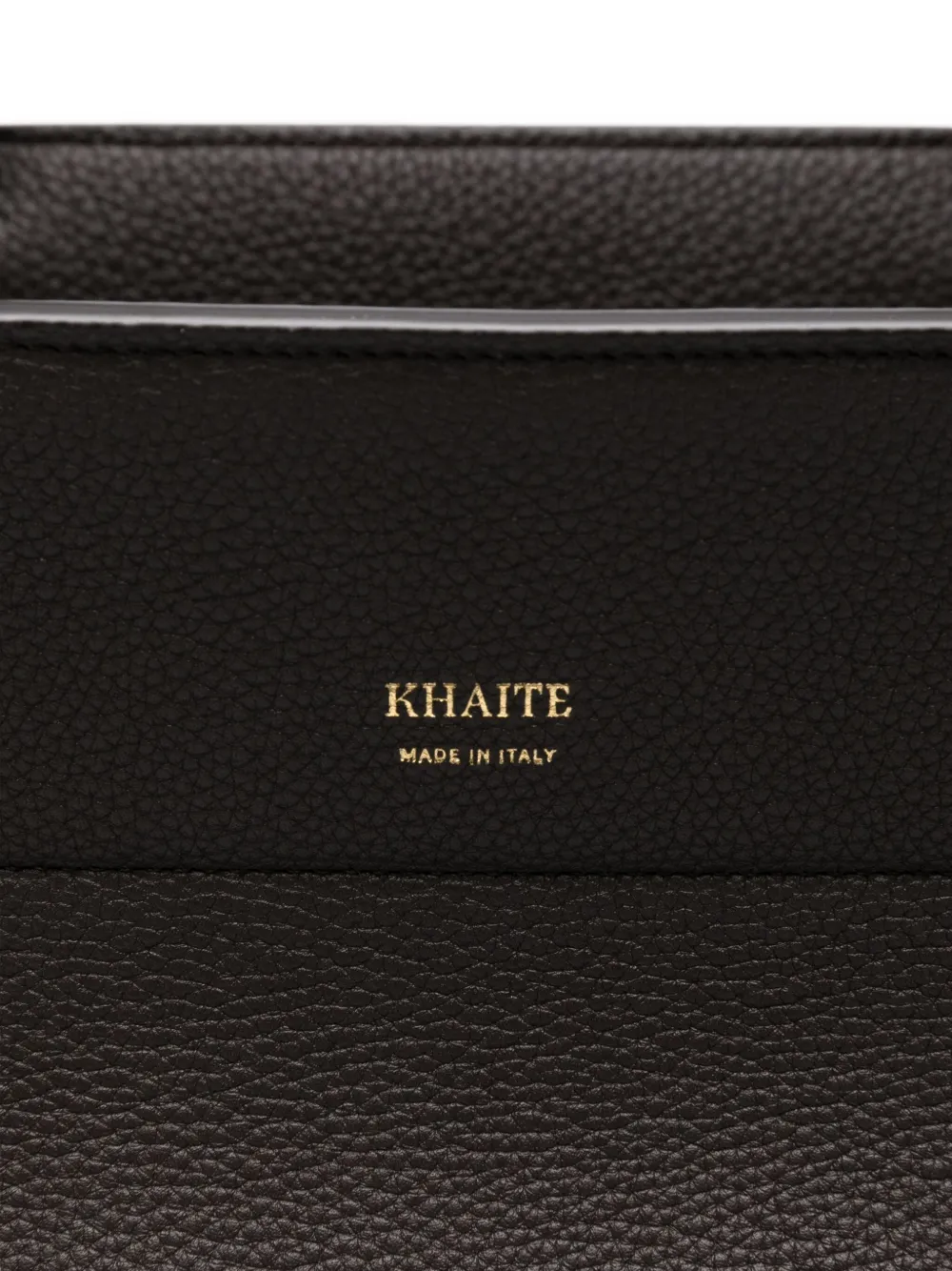 KHAITE Crosby leren shopper Bruin