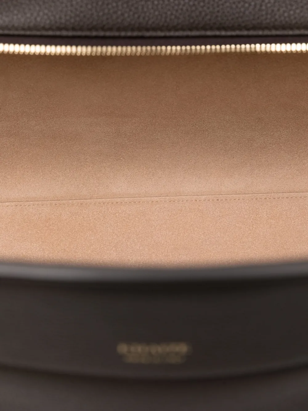 KHAITE Crosby leren shopper Bruin