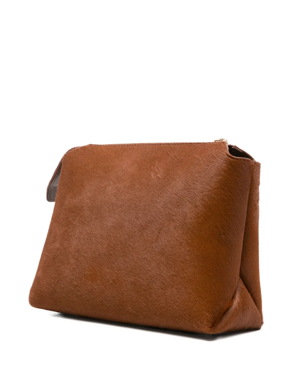 KHAITE Lina clutch Bruin