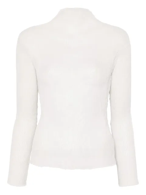 Issey Miyake chiffon twist top