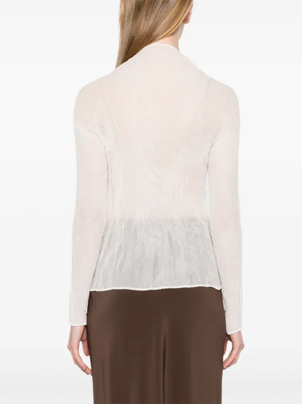 ISSEY MIYAKE CHIFFON TWIST イッセイミヤケ　ホワイト CHIFFON TWIST BK/WT – ISSEY MIYAKE ONLINE STORE