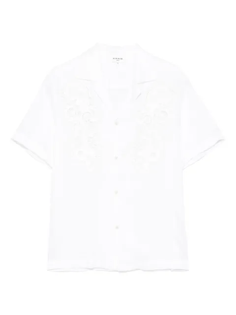 P.A.R.O.S.H. camisa con bordado inglés