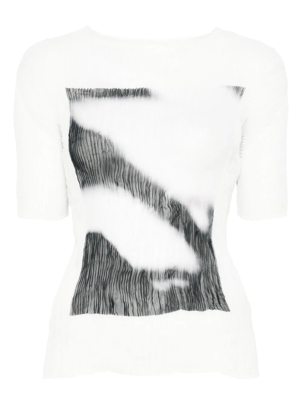 Issey Miyake pleated top | White | Image 1