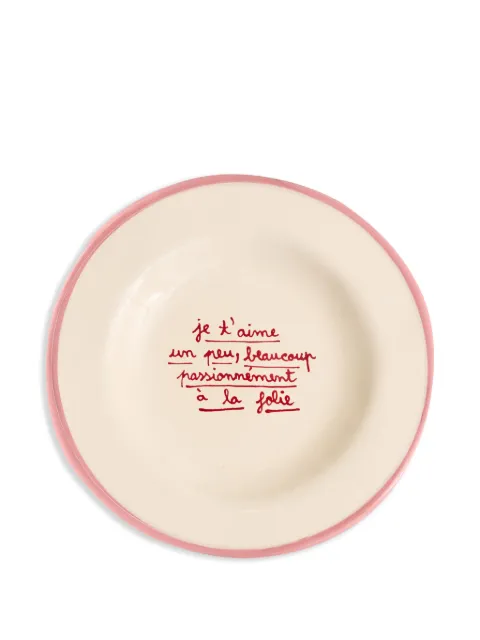 LAETITIA ROUGET assiette I Like You (20 cm)