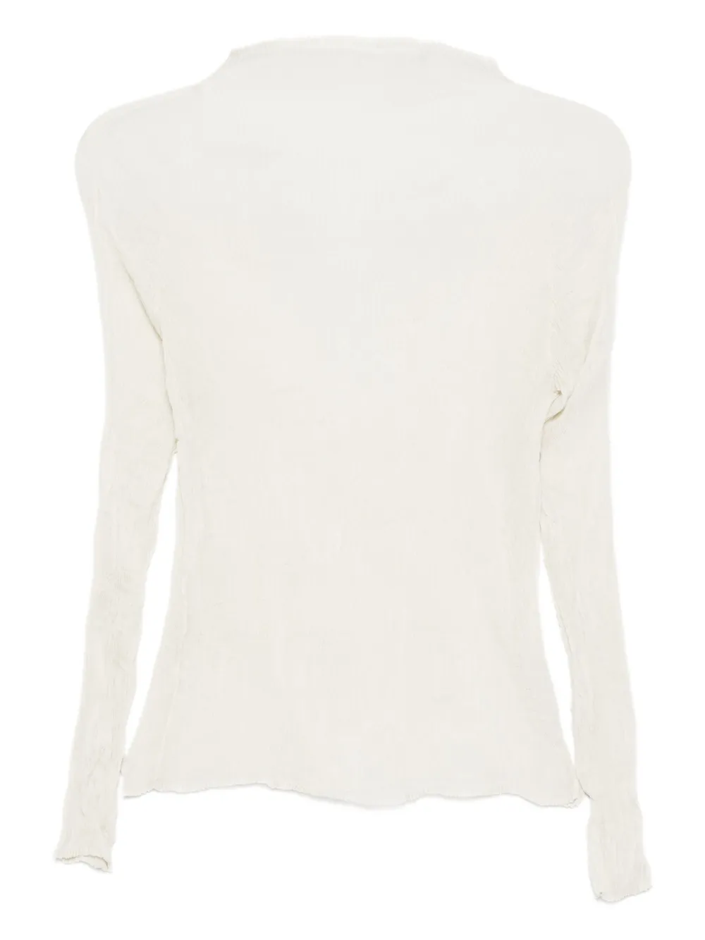Issey Miyake Semi-doorzichtig blouse Beige