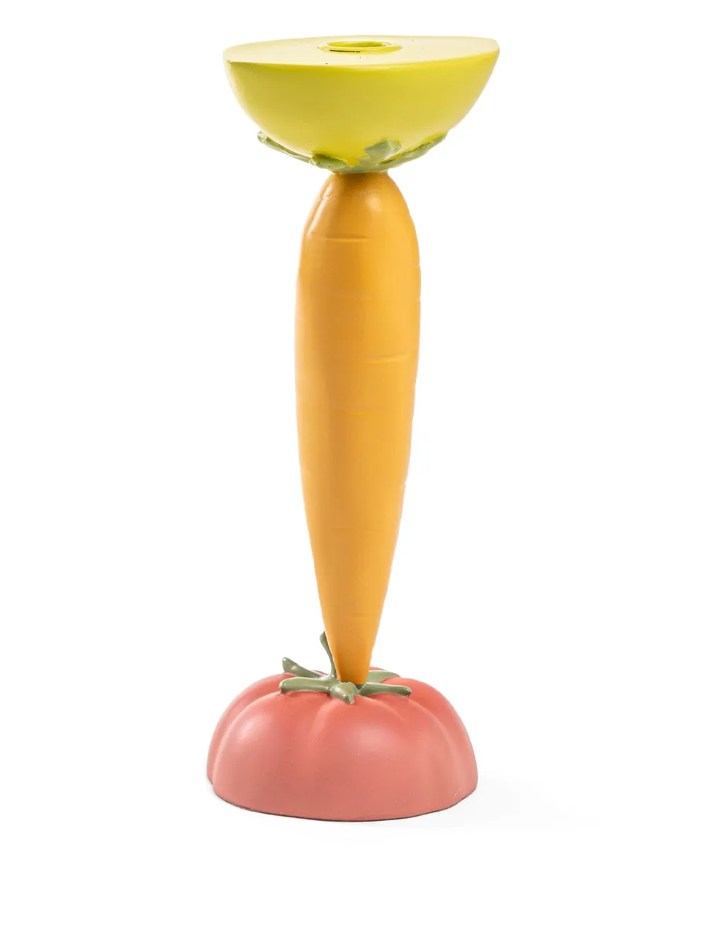 Seletti Vitamin Carrot Candlestick (27cm) In Yellow