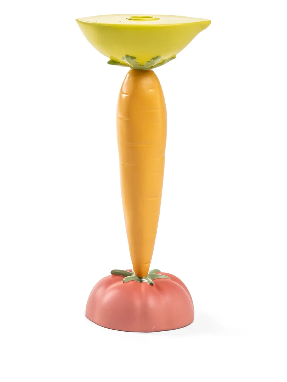 Seletti Vitamin Carrot Candlestick (27cm) In Yellow