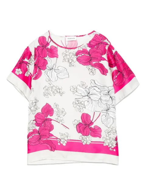 P.A.R.O.S.H. playera con estampado floral