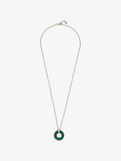 Mateo Donut malachite necklace