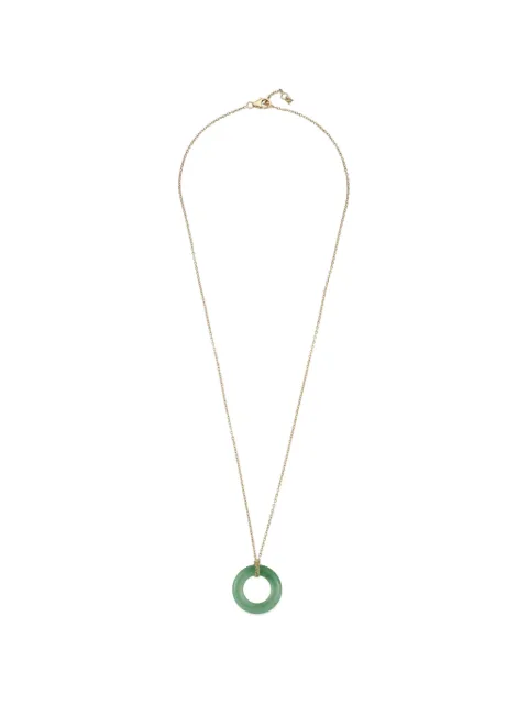 Mateo collier Donut en or 14ct à pendentif en jade