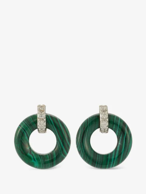 Mateo door knocker donut earrings