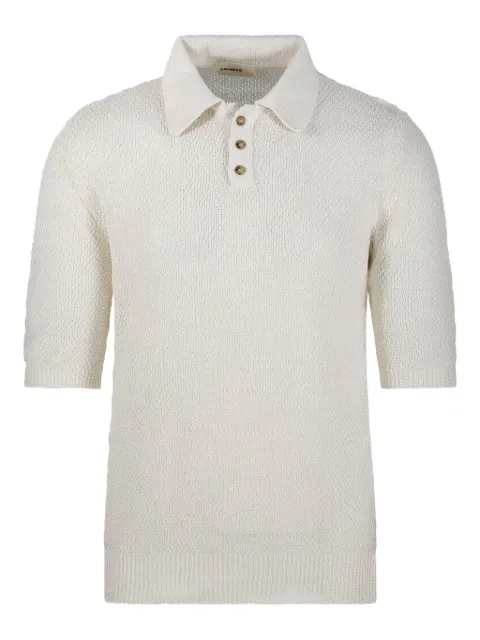 A Paper Kid knitted polo shirt