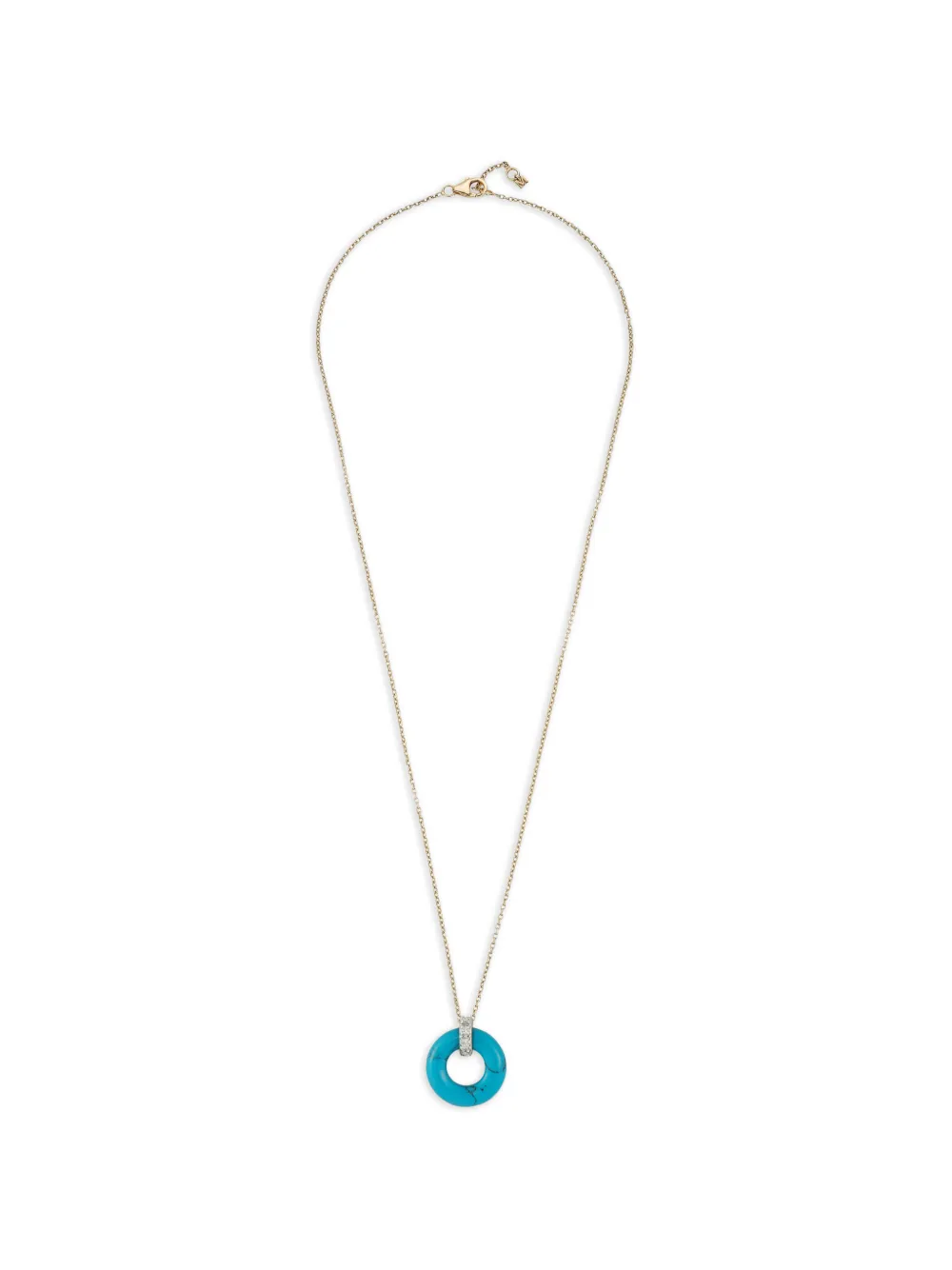 Donut Turquoise Necklace