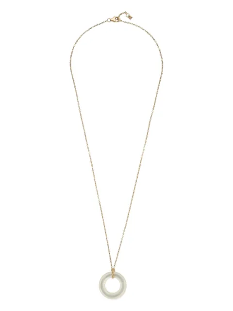 Mateo collar Donut en oro amarillo de 14kt con madre perla