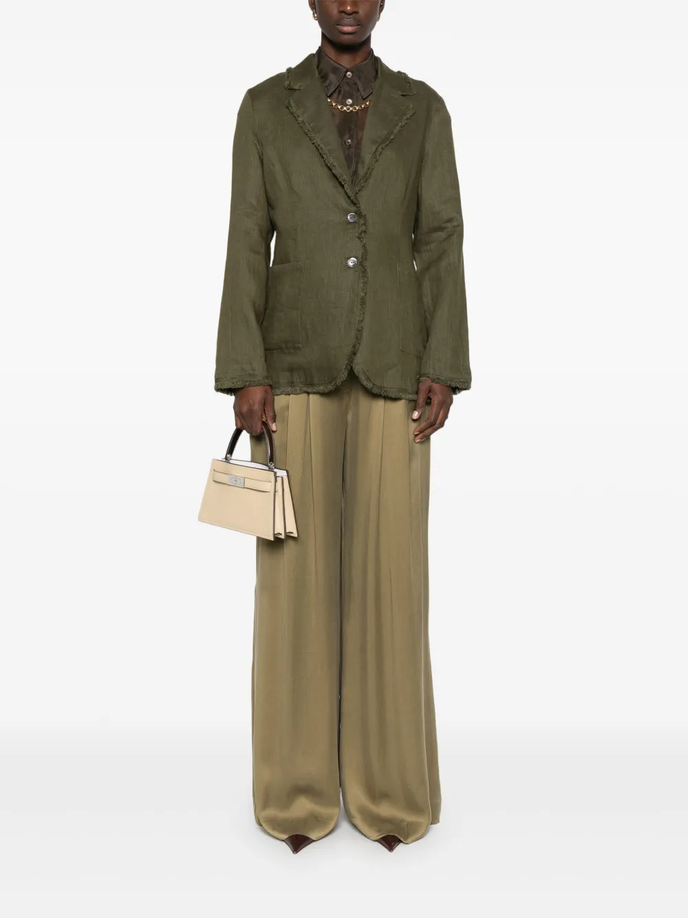P.A.R.O.S.H. frayed blazer | Blazers | Image 2